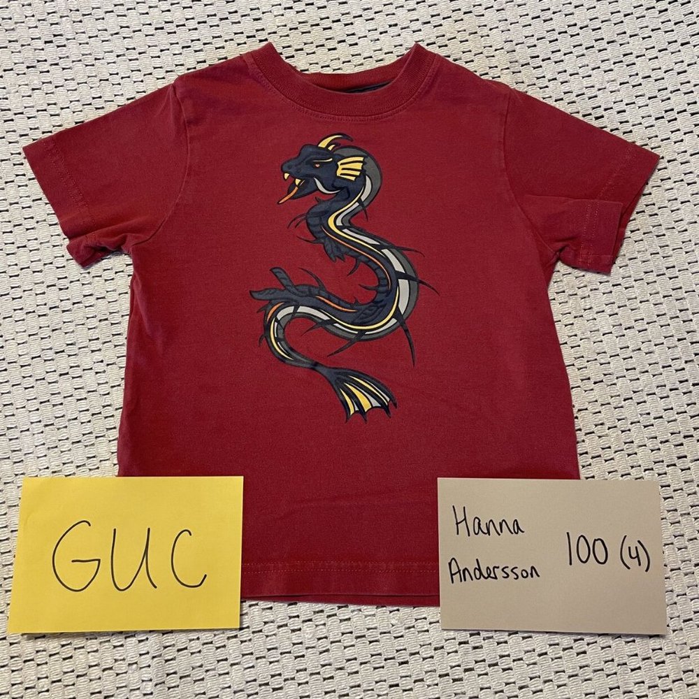 Hanna Andersson Red Snake Tee